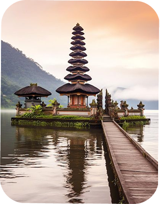 Pemandangan pantai di Bali